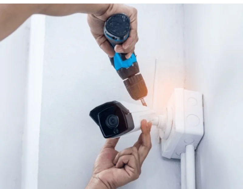 White Bullet CCTV Installation